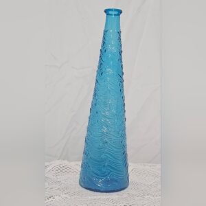 Emploi Vintage MCM Blue Wave Decanter No Stopper